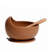 My Chupi, Caramel First Weaning Silicone Bowl and Spoon