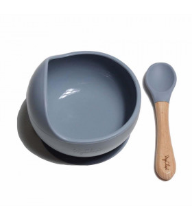 My Chupi, Stone First Weaning Bowl and Spoon