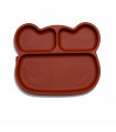 Bear Stickie Plate - Rust