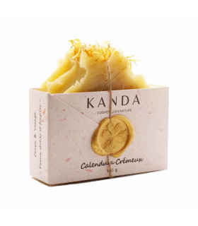 Natural soap bar with calendula, Kanda