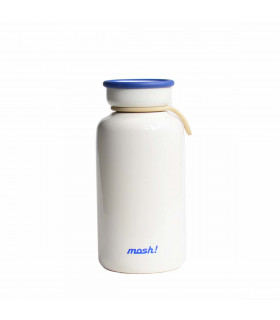 Insulated Bottle 330 ml - Stainless Steel, White