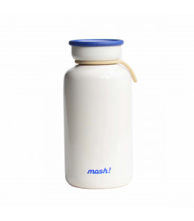 Insulated Bottle 450 ml, white, Mosh!
