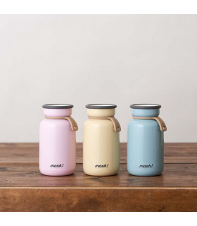 Insulated Bottle 330 ml - Stainless Steel, Pink