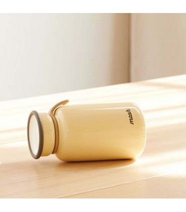 Insulated Bottle 330 ml - Stainless Steel, Ivory
