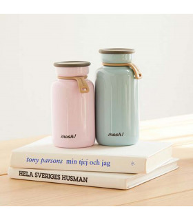 Insulated Bottle 330 ml - Stainless Steel, Blue