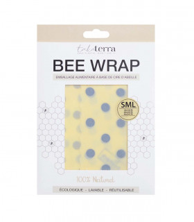 Beeswax Wraps Dots - Set of 3, Takaterra