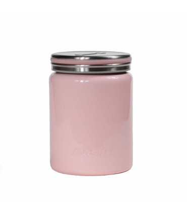 Insulated Food Container - Stainless Steel, Peach, Mosh!