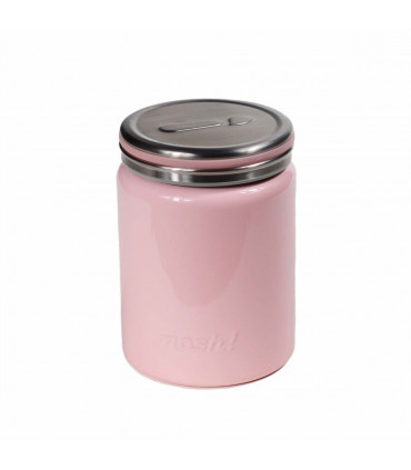 Food Container - Stainless Steel, Pink, Mosh!