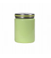 Insulated Food Container - Stainless Steel, Green