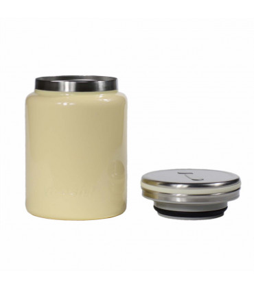 Insulated Food Container - Stainless Steel, ivory, Mosh!