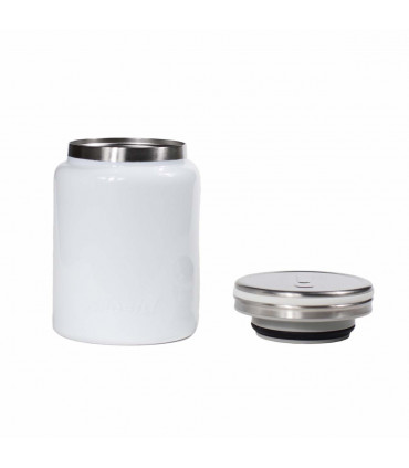 Insulated Food Container - Stainless Steel, blanc, Mosh!