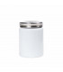 Insulated Food Container - Stainless Steel, White