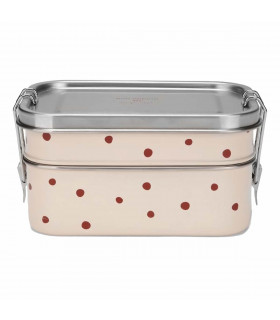 Lunch box, red dots, Konges Slojd