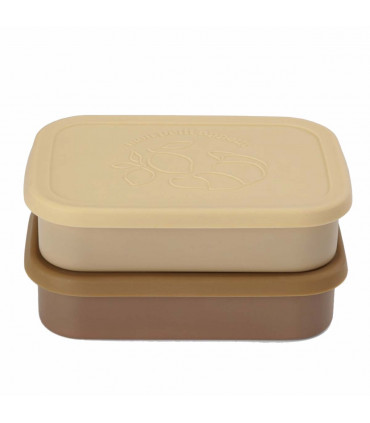Stainless Steel Food Container with a Silicone Lid, Konges Slojd