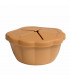 Silicone Dining Set for a baby - Terracotta, Konges Slojd