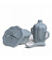 Silicone Dining Set - Light Blue