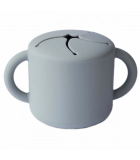 Tasse à Collations en Silicone - Stone, Mushie