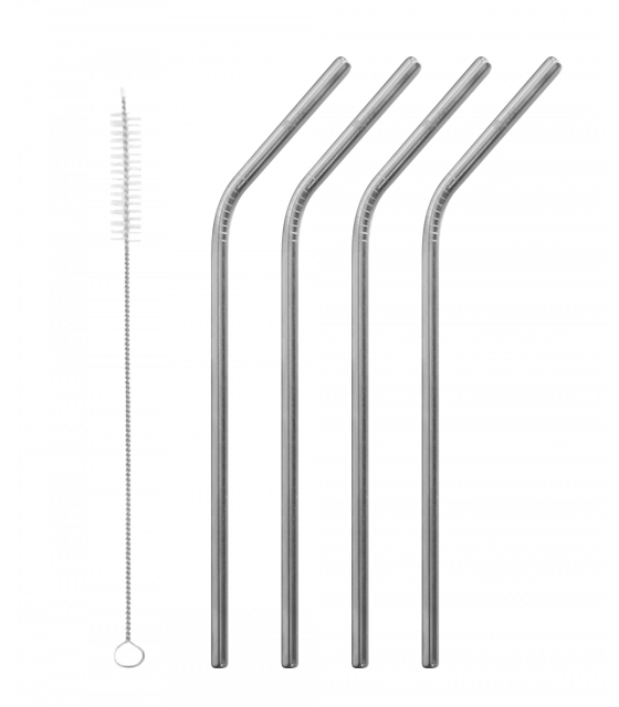 Reusable straws | Metal straws | Bamboo & Silicone straws