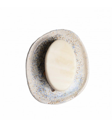 Ceramic Soap Dish "Polka Dots"
