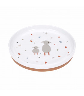 Porcelain Plate for Kids - Garden Explorer Sheep