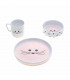 Porcelain Dining Set for Kids - Little Chums Mouse, Laessig