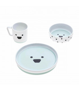 Porcelain Dining Set for Kids - Little Chums Dog, Laessig