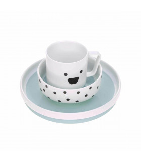 Porcelain Dining Set for Kids - Little Chums Dog, Lassig
