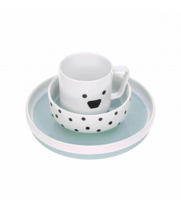 Porcelain Dining Set for Kids - Little Chums Dog, Lassig