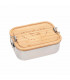 Stainless Steel and Bamboo Snack Box - Adventure