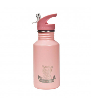 Water bottle for children, pink, Lassig