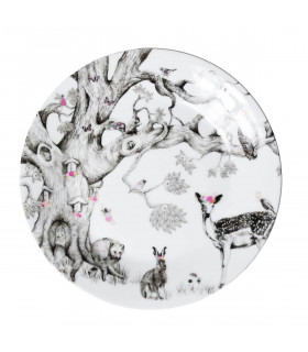 Children's Porcelain Plate - Enchanted Forest
