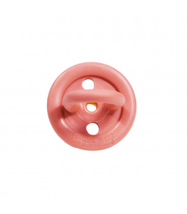 Natural Rubber Physiological Dummy - Pink - 6-18months, Konges Slojd
