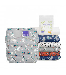 Reusable All-In-One Nappy Set - Pet Party