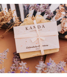 Kanda, natural soap bar with calendula