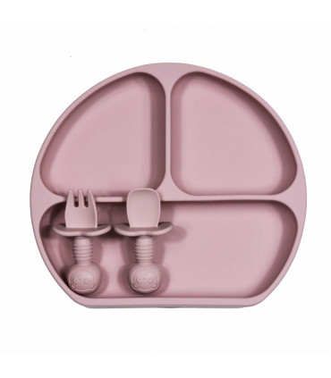 Baby suction plate, Blush - Takaterra