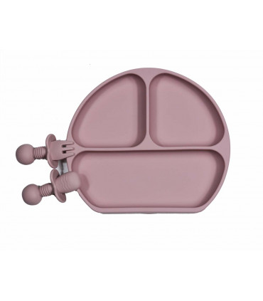Suction plate for baby, Takaterra Blush