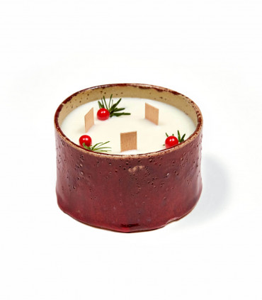 Scented Christmas Candle - Red, Takaterra
