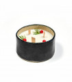 Scented Christmas Candle - Black