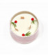 Scented Christmas Candle, rose - handmade, Takaterra