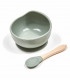 Takaterra, Sage Silicone First Weaning Bowl and Spoon