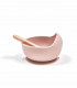 Takaterra, Powder Rose Baby Weaning Silicone Bowl and Spoon