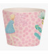 Love Mae pink and white fairy pattern bamboo tumbler