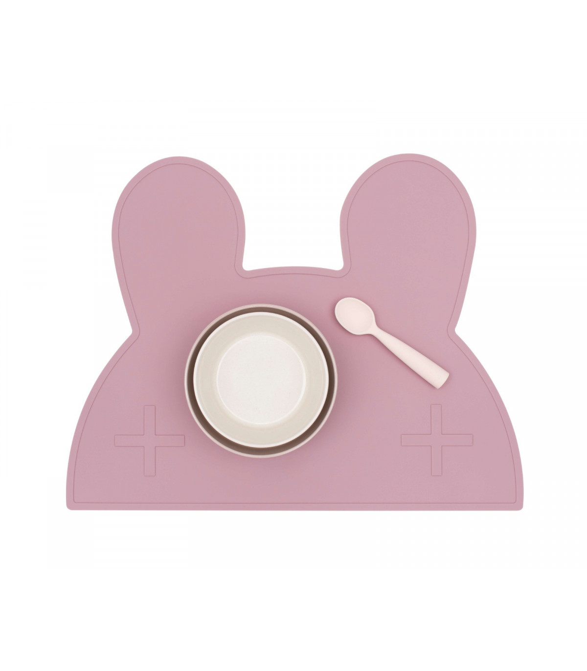 Set De Table En Silicone Pour Bebe Lapin Rose We Might Be Tiny