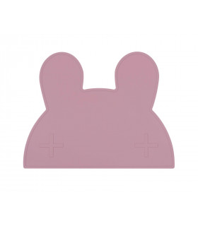 We might be tiny Dusty rose silicone bunny kids table set