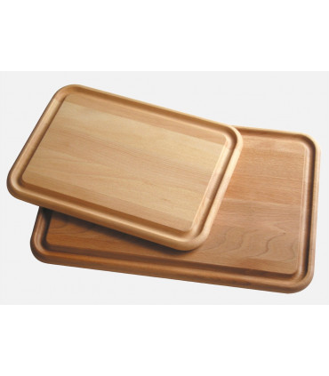 Two Wooden cutting board medium and large size with groove