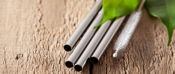 Reusable Metal Straws | Reusable Stainless Steel Straws | ECOMENDED